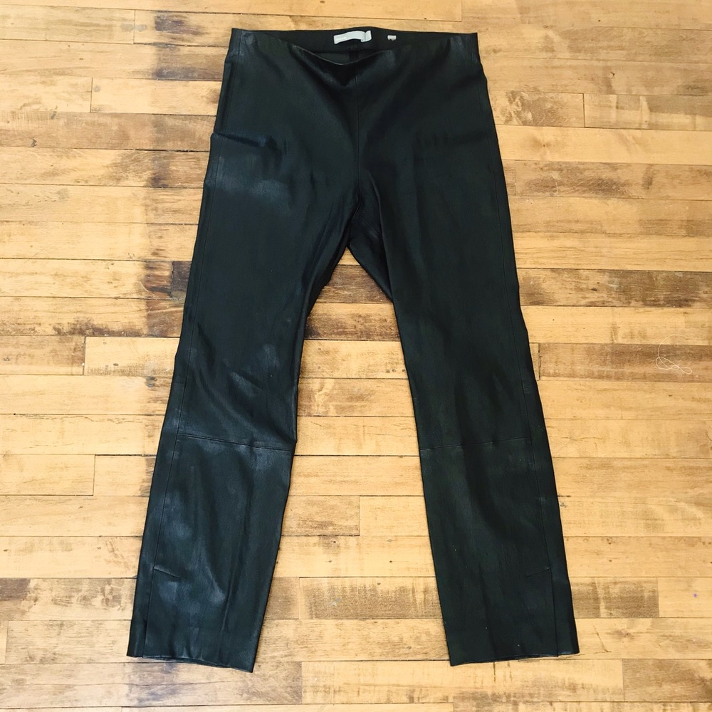 Vince Lamb leather leggings